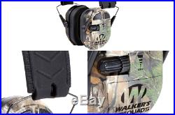 Walker's Game Ear Ultimate Power Muff Quads with AFT/Electric Mossy Oak Camo