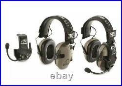 Walker's Razor Electronic Ear Muffs with Walkie Talkie Sound Activated 2 Pack