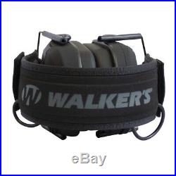 Walker's Razor Slim Folding Protection Electronic Shooting Ear Muffs, Punisher