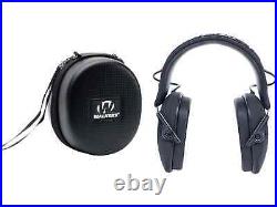 Walker's Razor Slim Quad Electronic Bluetooth Earmuffs NRR 23dB with Case Black