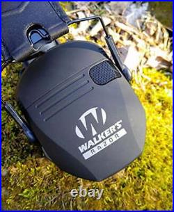 Walker's Razor Slim Shooter Electronic Folding Hearing Protection Earmuffs