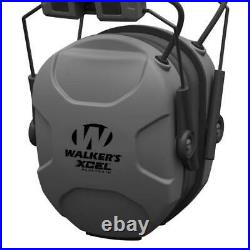 Walker's XCEL 500BT Electronic Active Shooting Hearing Protection Earmuffs, Gray