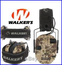 Walkers Game Ear Razor Slim Shooting Folding Muff Muffs Electronic Kryptek Camo