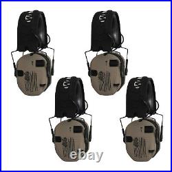 Walkers Razor Slim Electronic Shooting Muffs 4 Pack US Flag FDE