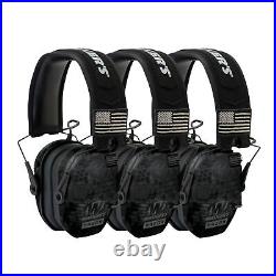 Walkers Razor Slim Electronic Shooting Muffs Patriot Series Camo 3 Pack