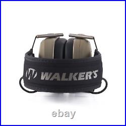 Walkers Razor Slim Protection Electronic Shooting Ear Muffs, Dark Earth 3 Pa