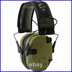 Walkers Razor Slim Shooter Folding Protection Earmuffs, Green Patriot (3 Pack)