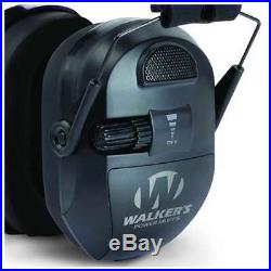 Walkers Ultimate Power Electronic Earmuff 27db Shoot Hunt Hearing Protect BLACK